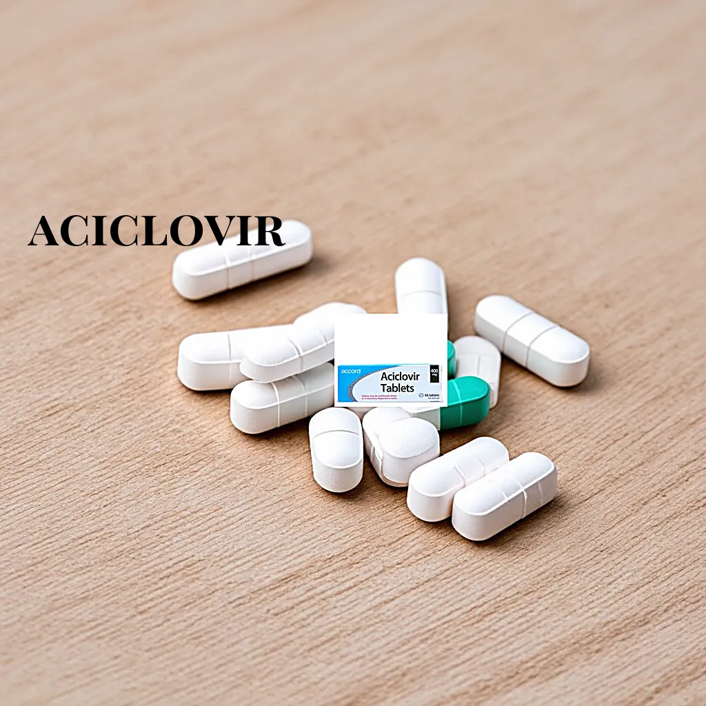 Aciclovir es venta libre